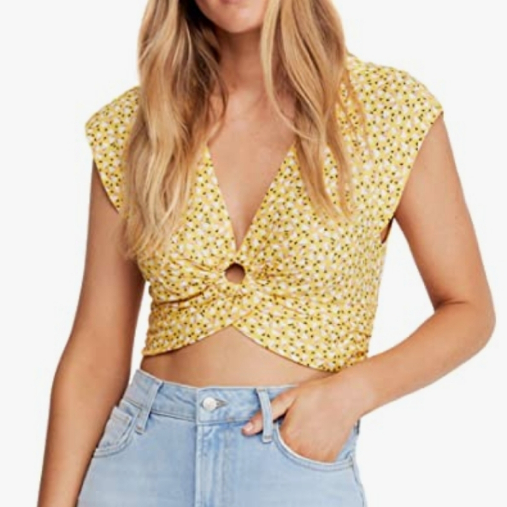 Free People Crop Top Size Small